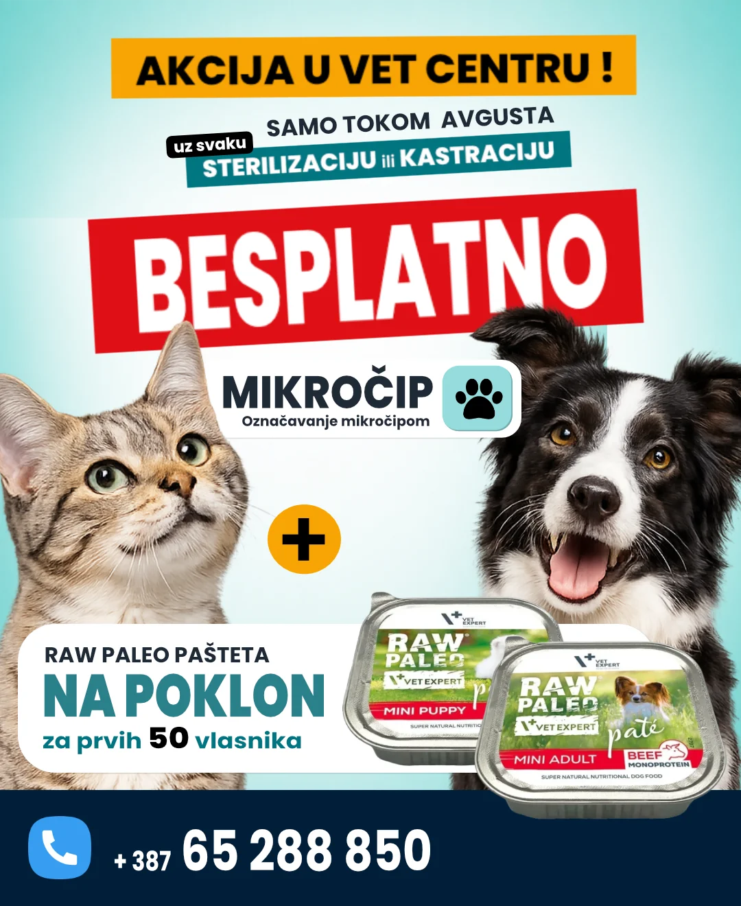 Reklama za sterilizaciju - avgust 2026