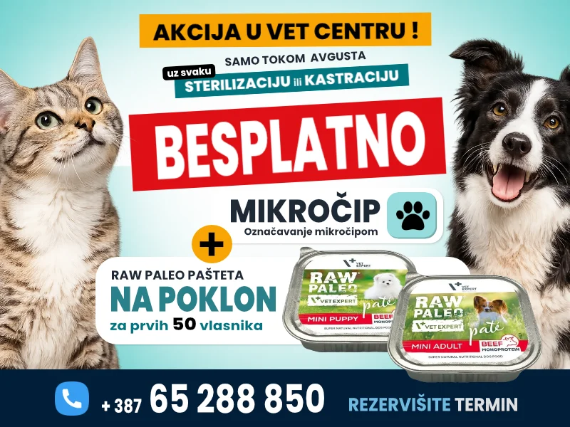 Reklama za sterilizaciju - avgust 2026