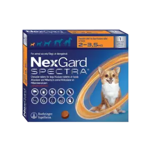 Nexgard Spectra 1.35-3.5 kg XS — 1 TBL