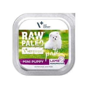Raw Paleo Lamb Pate Mini Puppy Alu Tray — 150g