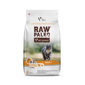 Raw Paleo Adult Cat Turkey & Chicken — 2 kg