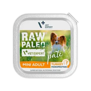 Raw Paleo Turkey Pate Mini Adult Alu Tray - 150g