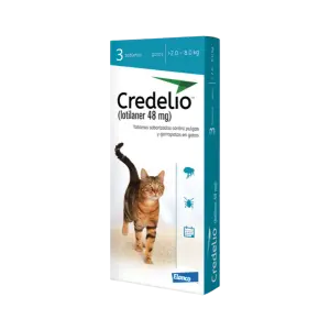  Credelio Cat 48 mg - 2 do 8 kg - 3 TBL