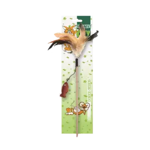 585,59 Cat Toy Wood Stick W/Rring 40 cm