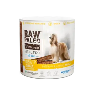 Raw Paleo Vital Pro Skin&Coat Turkey Medium Large — 100 g