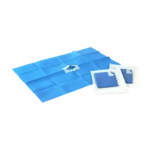 FioniaVet Surgical Drape Without or With Hole and Adhesive Sterile  - 88x74 cm, 10x29 cm rupa, 25 kom