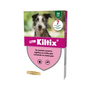 Kiltix S Collar antiparazitni okovratnik - 38cm