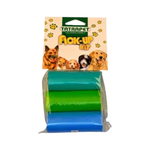 491,38 Poo Bags 3 Rol / 15 Pcs Bone Print